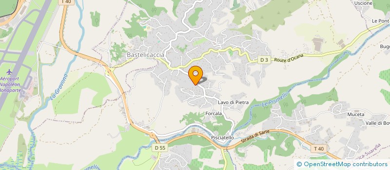 localisation de l'entreprise MYRIADES II à BASTELICACCIA