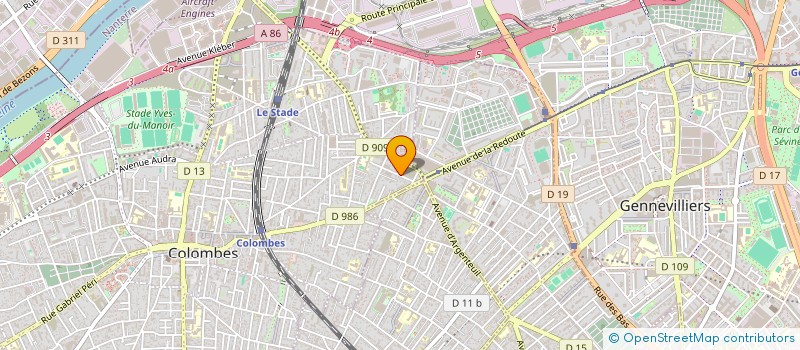 localisation de l'entreprise MYRIADOR IMMO  COLOMBES