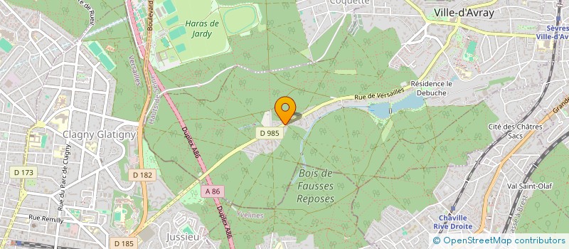 localisation de l'entreprise MYRIAM  VILLE-D'AVRAY