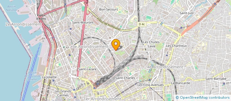 localisation de l'entreprise MYRIAM à MARSEILLE