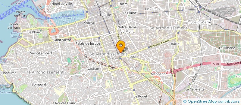 localisation de l'entreprise MYRIAM B à MARSEILLE
