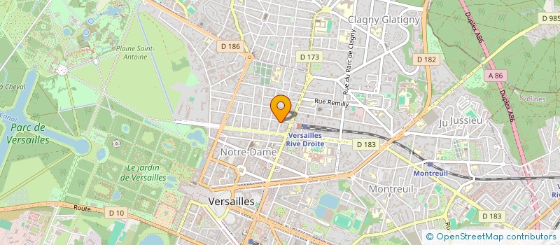 localisation de l'entreprise MYRIAM VARIERAS à VERSAILLES