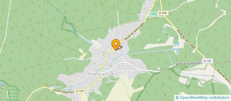 localisation de l'entreprise MYRIAPODA  POIGNY-LA-FORET