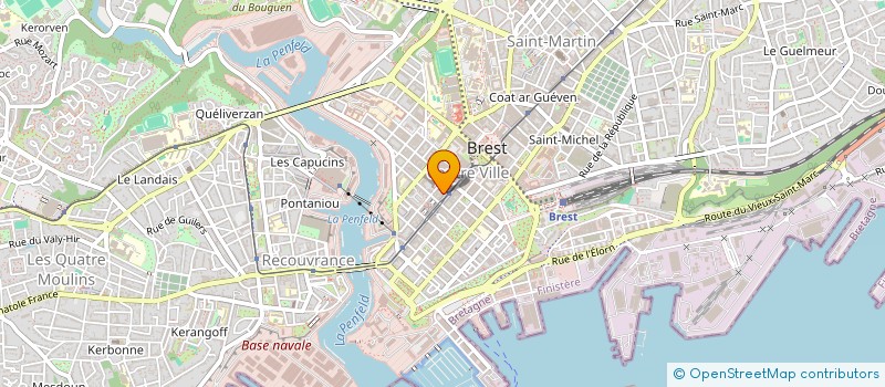 localisation de l'entreprise MYRIC à BREST