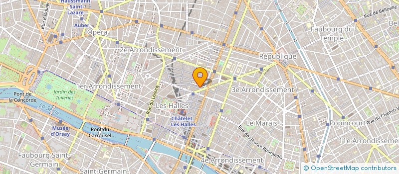 localisation de l'entreprise MYRIEL à PARIS