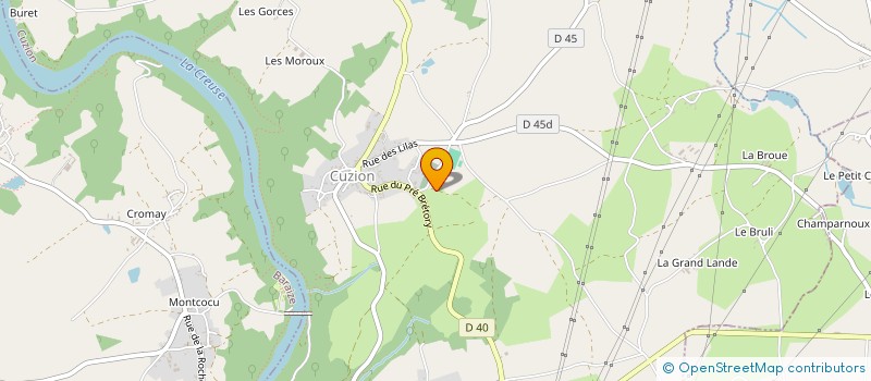 localisation de l'entreprise MYRIORAMA à CUZION