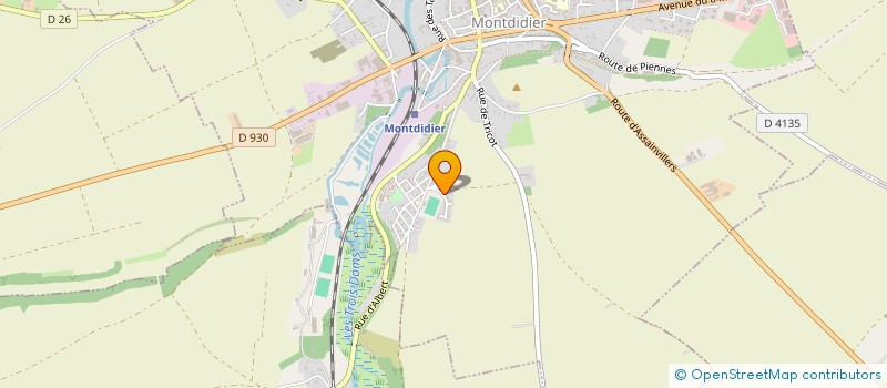 localisation de l'entreprise MYRMIDONS CROSS-TRAINING (MCT). à MONTDIDIER