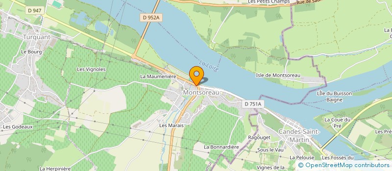 localisation de l'entreprise MYROMA  MONTSOREAU