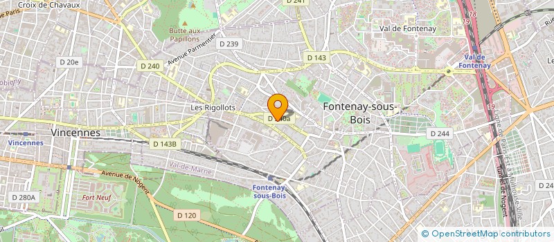 localisation de l'entreprise MYROMAKS à FONTENAY-SOUS-BOIS