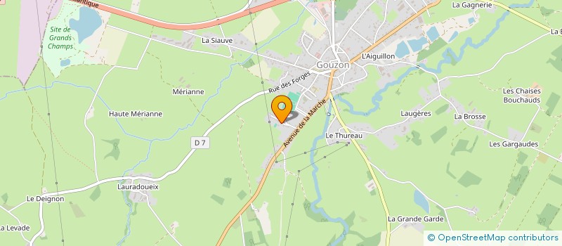 localisation de l'entreprise MYRONN HOUSE  GOUZON
