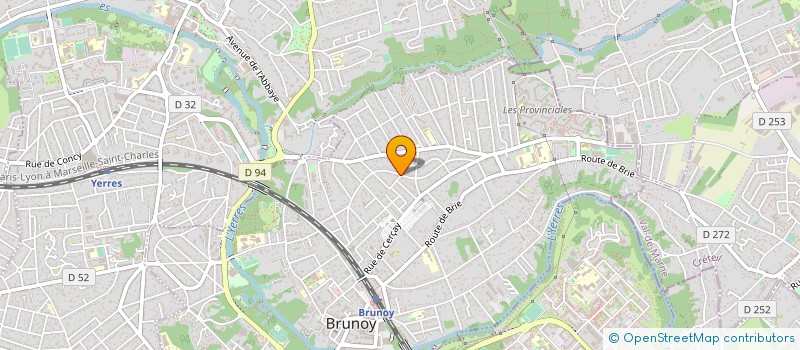 localisation de l'entreprise MYRPAT  BRUNOY