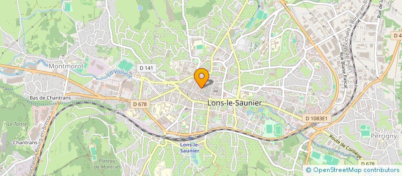 localisation de l'entreprise MYRSE à LONS-LE-SAUNIER