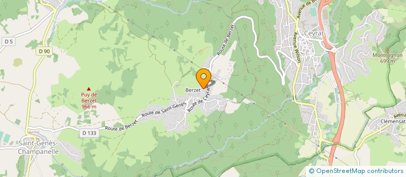 localisation de l'entreprise MYRTEA FORMATIONS  SAINT-GENES-CHAMPANELLE