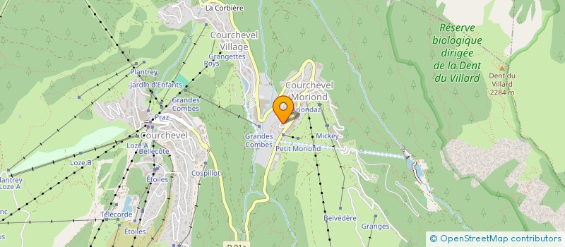 localisation de l'entreprise MYRTILLE à COURCHEVEL