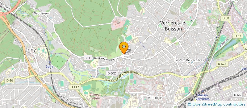localisation de l'entreprise MYRTILLE à VERRIERES-LE-BUISSON