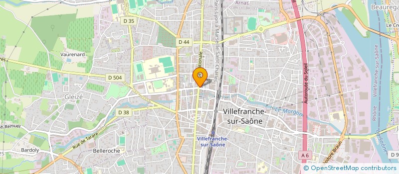 localisation de l'entreprise MYRTILLE  VILLEFRANCHE-SUR-SAONE