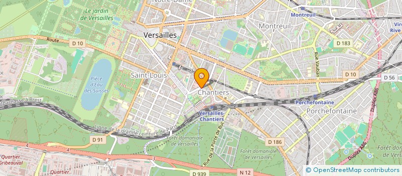 localisation de l'entreprise MYRTILLE à VERSAILLES