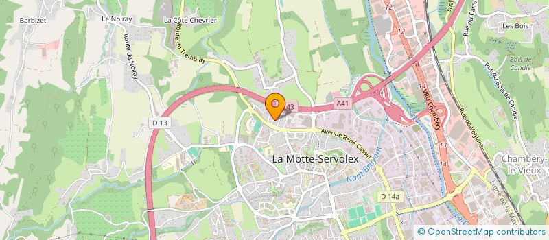 localisation de l'entreprise MYRTILLE  LA MOTTE-SERVOLEX