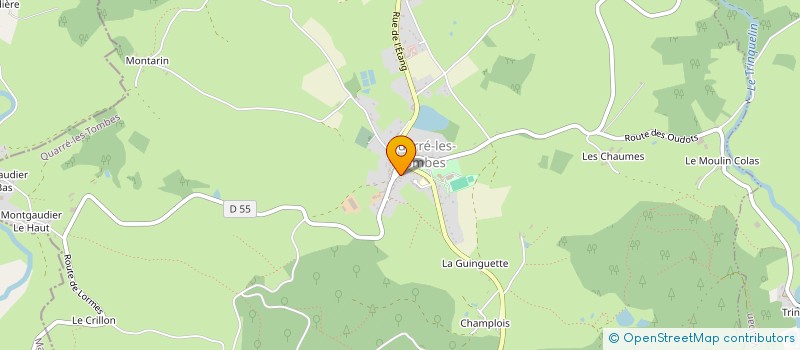 localisation de l'entreprise MYRTILLE EURL à QUARRE-LES-TOMBES
