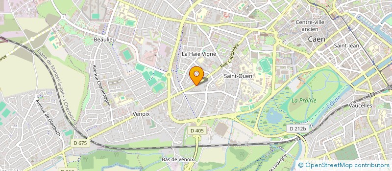 localisation de l'entreprise MYRTILLE IMMOBILIER à CAEN