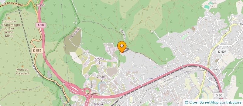 localisation de l'entreprise MYRTILLES  LA CIOTAT