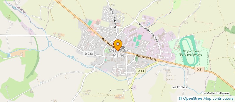 localisation de l'entreprise MYRTILLES ET POTIRONS  MESLAY-DU-MAINE