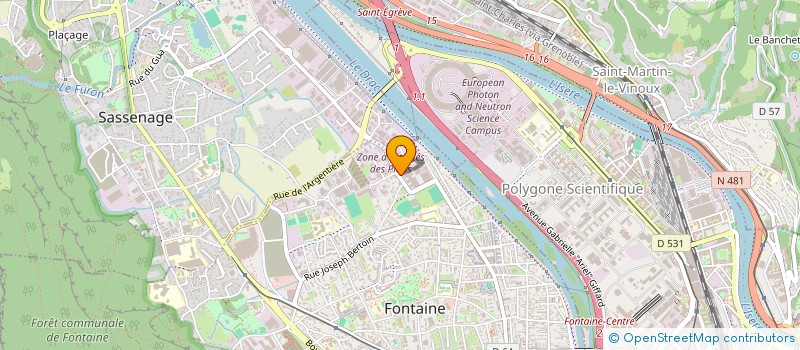 localisation de l'entreprise MYS  FONTAINE