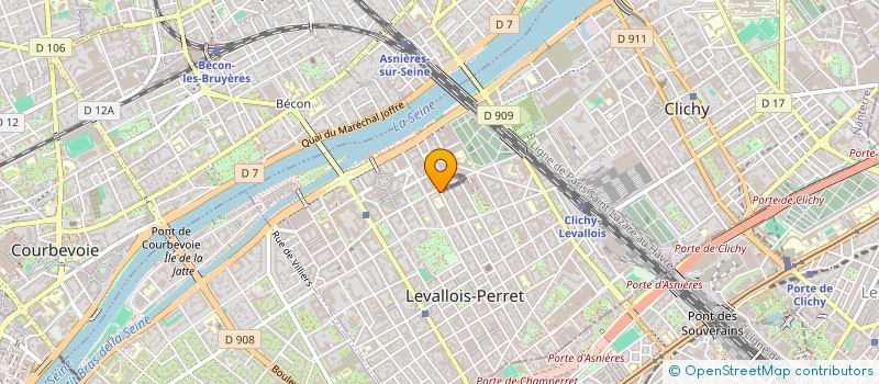 localisation de l'entreprise MYS à LEVALLOIS-PERRET