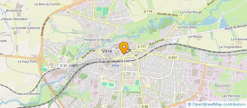 localisation de l'entreprise MYS  VITRE
