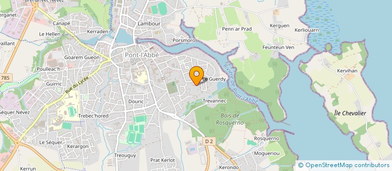 localisation de l'entreprise MYS  PONT-L'ABBE