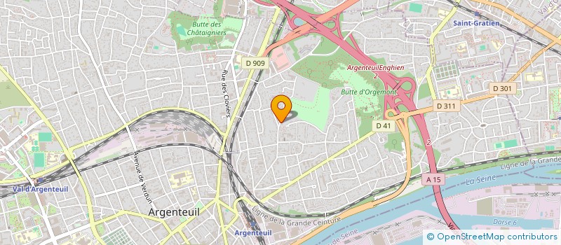 localisation de l'entreprise MYS  ARGENTEUIL