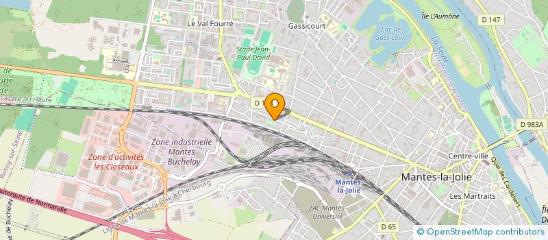 localisation de l'entreprise MYS  MANTES-LA-JOLIE