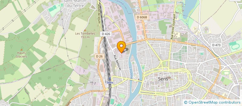 localisation de l'entreprise MYS RACING à SENS