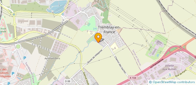 localisation de l'entreprise MYS TRANSPORTS à TREMBLAY-EN-FRANCE