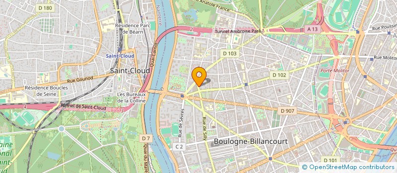 localisation de l'entreprise MYSA à BOULOGNE-BILLANCOURT