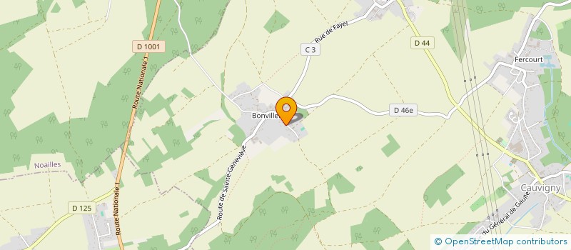 localisation de l'entreprise MYSA à CAUVIGNY