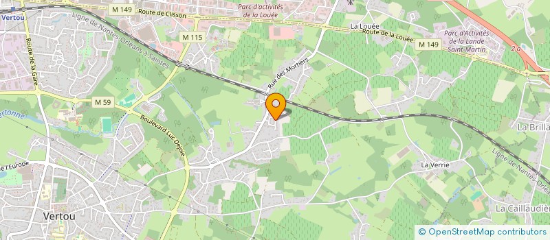 localisation de l'entreprise MYSEB INVEST  VERTOU