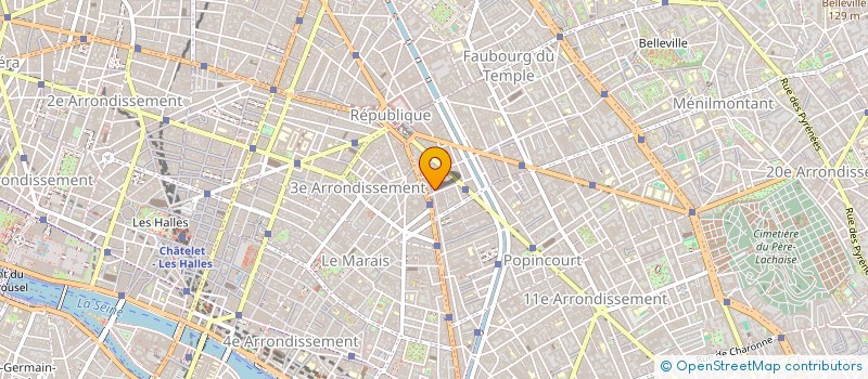 localisation de l'entreprise MYSELF PRODUCTION  PARIS