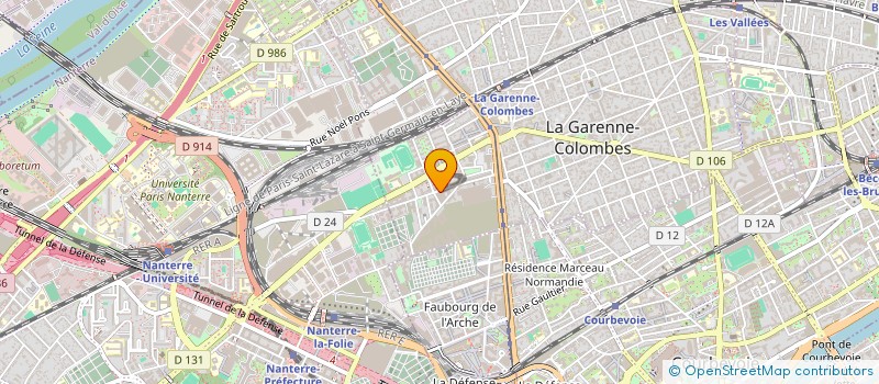 localisation de l'entreprise MYSERVICES à LA GARENNE-COLOMBES