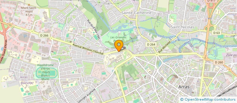 localisation de l'entreprise MYSIA à ARRAS