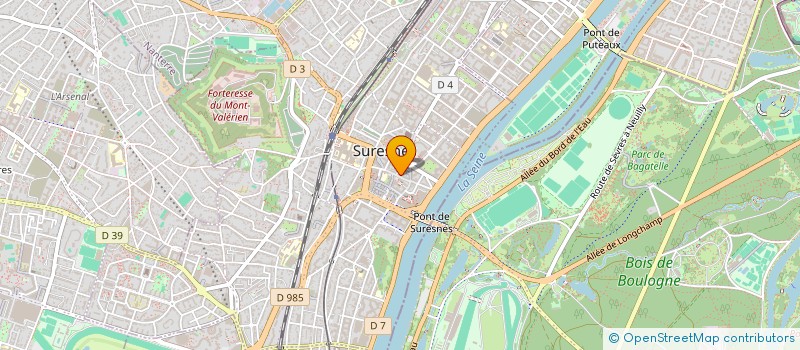 localisation de l'entreprise MYSIM à SURESNES