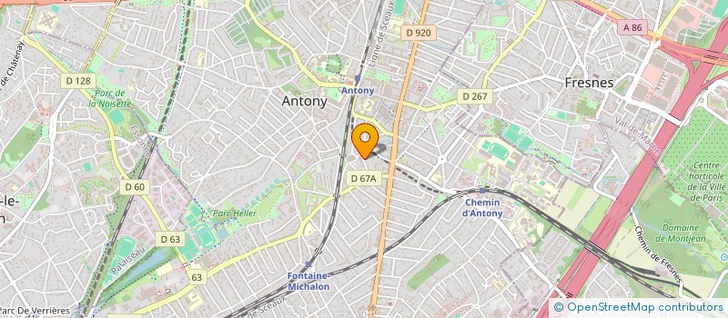 localisation de l'entreprise MYSK CONSULTING à ANTONY