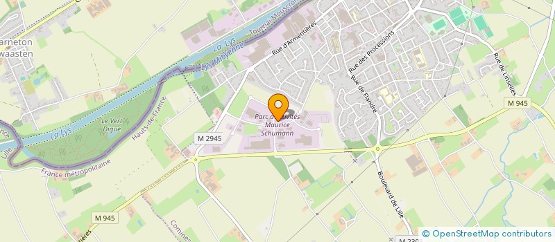 localisation de l'entreprise MYSODA FRANCE SAS  COMINES