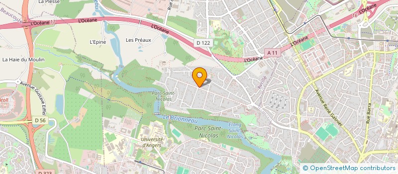 localisation de l'entreprise MYSODI à AVRILLE