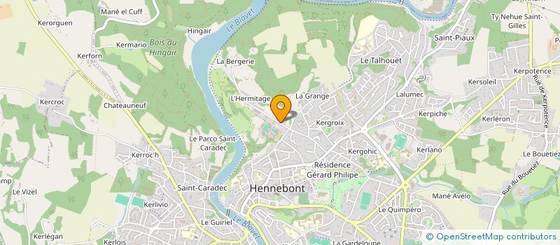 localisation de l'entreprise MYSOVI  HENNEBONT