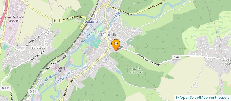 localisation de l'entreprise MYSPORTMEDICINE  MONTVILLE