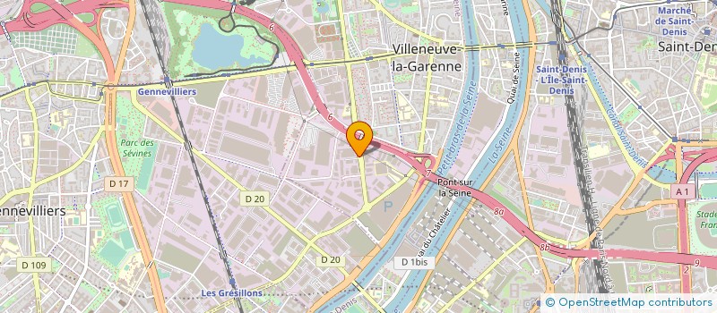 localisation de l'entreprise MYSPRESSO à VILLENEUVE-LA-GARENNE