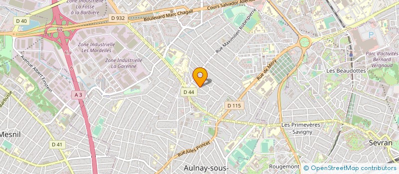 localisation de l'entreprise MYSS DISTRIB à AULNAY-SOUS-BOIS