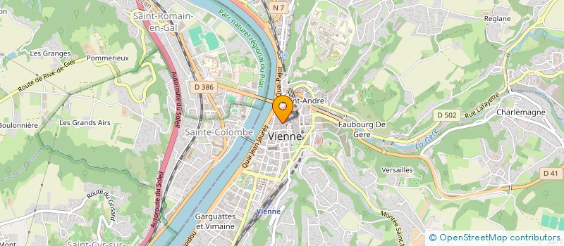 localisation de l'entreprise MYSSO à VIENNE