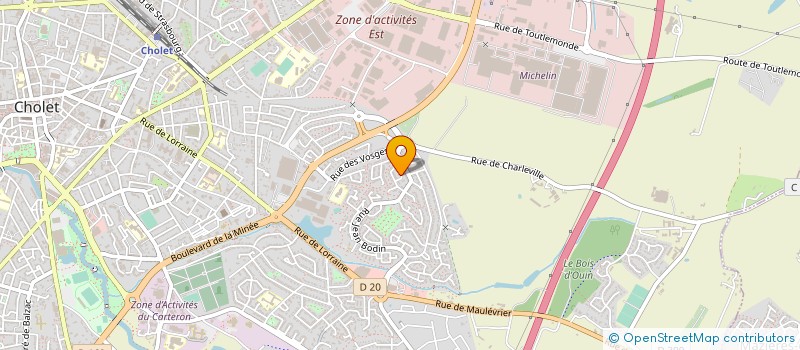 localisation de l'entreprise MYST' EIRE à CHOLET